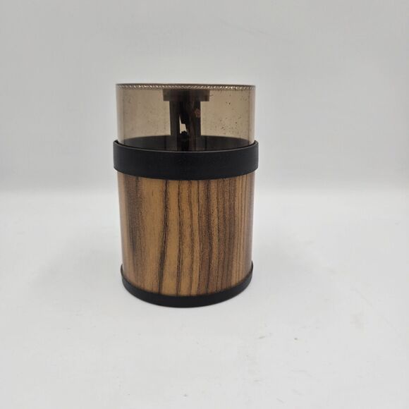 VTG ARCHER Battery Operated Pencil Sharpener Wood Grain Atomic Era Spirograph - Picture 3 of 5